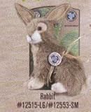 AKC Green Planet Plush Toy Small Rabbit