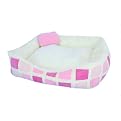 Geometric Squares Pet Bed - (22"- 26")