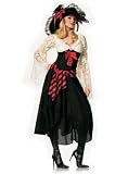 2PC Pirate of the Caribbean Jack Sparrow Girl Sexy Holiday Party Costume