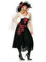 2PC Pirate of the Caribbean Jack Sparrow Girl Sexy Holiday Party Costume