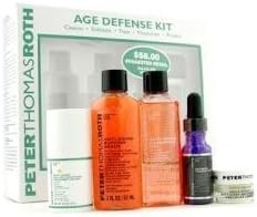 Peter Thomas Roth by Peter Thomas Roth Age Defense Kit: Cleansing Gel + Buffing Beads + Retinol Fusion + Defense...