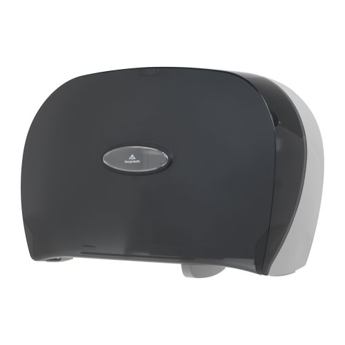 GP 59209 Translucent Smoke Jumbo Jr. Two Roll Bathroom