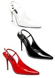 4 1/2 Inch Pointed-Toe Slingback Pum