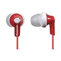 Panasonic RP-HJE120E1R In-Ear-Kopfh�rer (3,5 mm Klinkenstecker) rot
