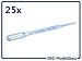 25x 3ml Pipetten