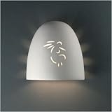 Sun Dagger Downlight Large Pocket Outdoor Wall Sconce Finish: Harvest Yellow Slate, Cutout Option: Scattered Holes