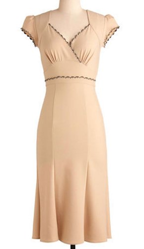 Stop Staring! STELLA Dress in Tan - Available in All Sizes