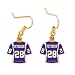 Minnesota Vikings Earrings w/Jewelry Card - Adrian Peterson