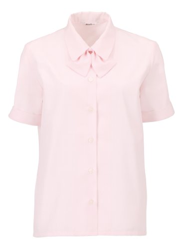 Rizal(リサール) 半袖ブラウス(リボン付きワッフル生地) 5号～21号 RB4501