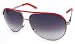 Gucci Sunglasses - 1827 / Frame: Gold with White Lens: Brown Gray Gradient Gucci Sunglasses - 1827 / Frame: Gold with White Lens: Brown Gray Gradient