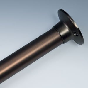 double shower curtain rods for liner and curtain
