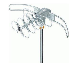 Amplified VHF UHF Outdoor Hdtv Hd Rotor Tv Antenna 360°rotation Remote controlled