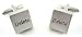 Silver Delete Computer Key Cufflinks
