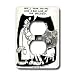 Londons Times Funny Music Cartoons - Bad Case Of The Willie Nelsons - Light Switch Covers - 2 plug outlet cover Image