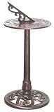 Garden Sun Dial Bird Table Green/ Feeder/ New