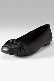 Leather Slip On Snub Knot Pumps