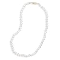 16" 14k Yellow Gold 5.5-6mm (A) Akoya Pearl Necklace