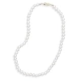 20 Inch 14k Yellow Gold 5.5-6mm (A) Akoya Pearl Necklace