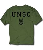 Halo: Reach UNSC Bold Logo Men's Tee, Military Green