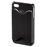 Hama Business Card Handy-Cover f&uuml;r Apple iPhone 4 schwarz