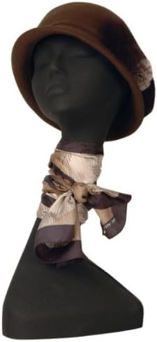 Womens Styro Head Form in Matte Black - 20in Height