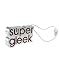 Glee "Super Gleek" Charm Flashing Flair Attach Anywhere