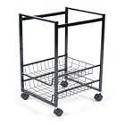 Advantus 34075 Advantus Mobile File Cart w Sliding Baskets, 16w x13d x 19-1 2h, Black by Advantus