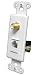 OEM Systems Pro-Wire Combination Jack Plate (1 F-Coax, 1 RJ-45), White