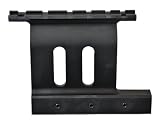 AK47, Saiga, Dragunov Side Rail Picatinny Scope Mount Black