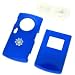 PCMICROSTORE Brand Samsung FlipShot SCH-U900 U900 Solid Dark Blue Snap-On Case Cover with Removable Swivel Belt Clip