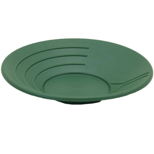 14 Inch Gold Mining Pan, Green Color