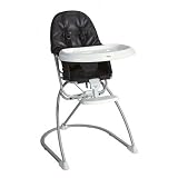 Astro High Chair in Graphite Black Color: Aqua