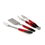 Grillfinity 150100, Premium 3pc Barbecue Tool Set by Grillfinity