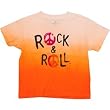 Girls Rock N Roll Ombre Short Sleeve Tee