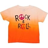 Girls Rock N Roll Ombre Short Sleeve Tee