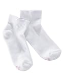 Hanes Sport Womens Ankle Socks Extended Size 6 Pack # 416/6P
