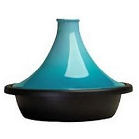 Le Creuset Cast Iron and Stoneware Tagine, Teal