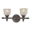 Minka Fordyce Dark Brushed Bronze 2 Light Bath 6532-267