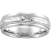 14K White Gold Bridal Duo Ring