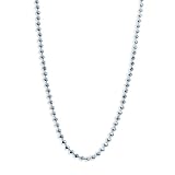 Alex Woo Chain Sterling Silver Diamond Cut Bal