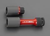 エスコ 1/2"sqx21mmホイールナット用インパクトソケット アダプタ付 EA164DJ-121