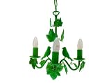 Forest Fairytale Bird Chandelier Green
