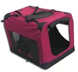 Soft Sided Pet Crate - Extra Large - Maroon