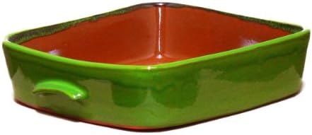 Terafeu 4-Quart Square Baker, Provencial Green