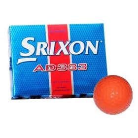 Srixon AD333 - Balles de golf homme - Pack de 12 - Orange
