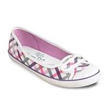 Mantaray- Multi coloured check Velcro pumps