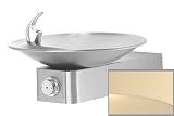 Garden Water Features & Outdoor Fountains item: Haws 1001-HIGHPOLISHEDGOLD High Polished Gold Barrier-free, stainless steel drinking fountain with a sculpted bowl. 1001