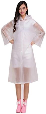 Fashion Long Women's Eco-friendly Translucent Raincoat Waterproof Raincoat