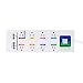 Monster Power Digital PowerCenter MDP 700 - 8 outlets, 2160 joule rating