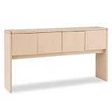 10600 Four-Door Storage Hutch, 72' Credenza, 68-5/8w x 4-5/8d x 37-1/8h, Maple